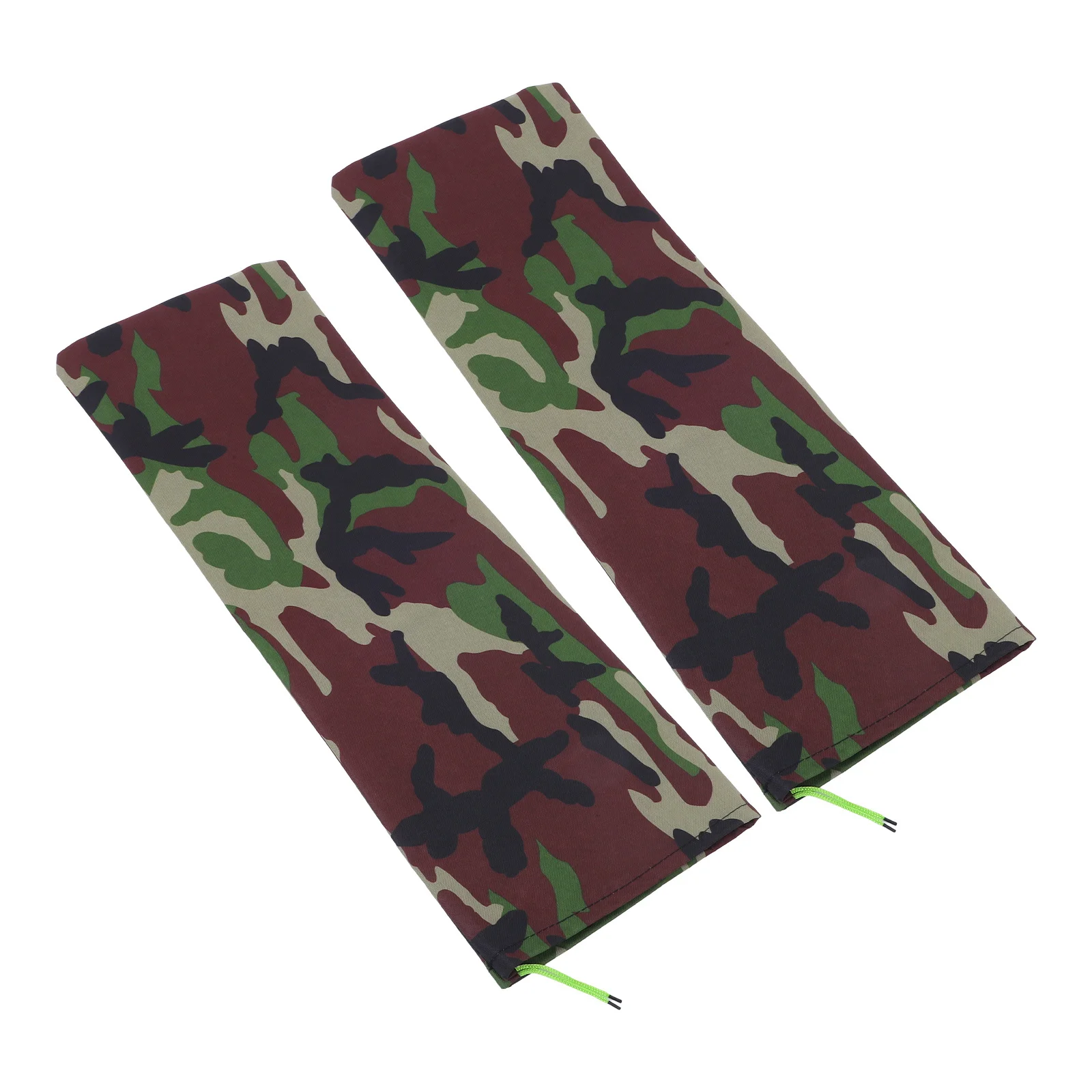 Sacos de areia para controle de inundações, 2 peças, camuflagem, durável, pano oxford, fecho com cordão, barreira de inundação reutilizável para porta, janela, porão