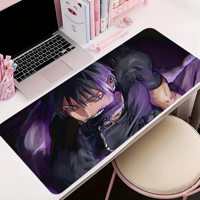 

Mouse Pad PC Accessories Keyboard Mat Anime Pattern Anti-slip Rubber J-jujutsu Kaisen Toji Fushiguro HD Mousepad Gamer Desk Mat
