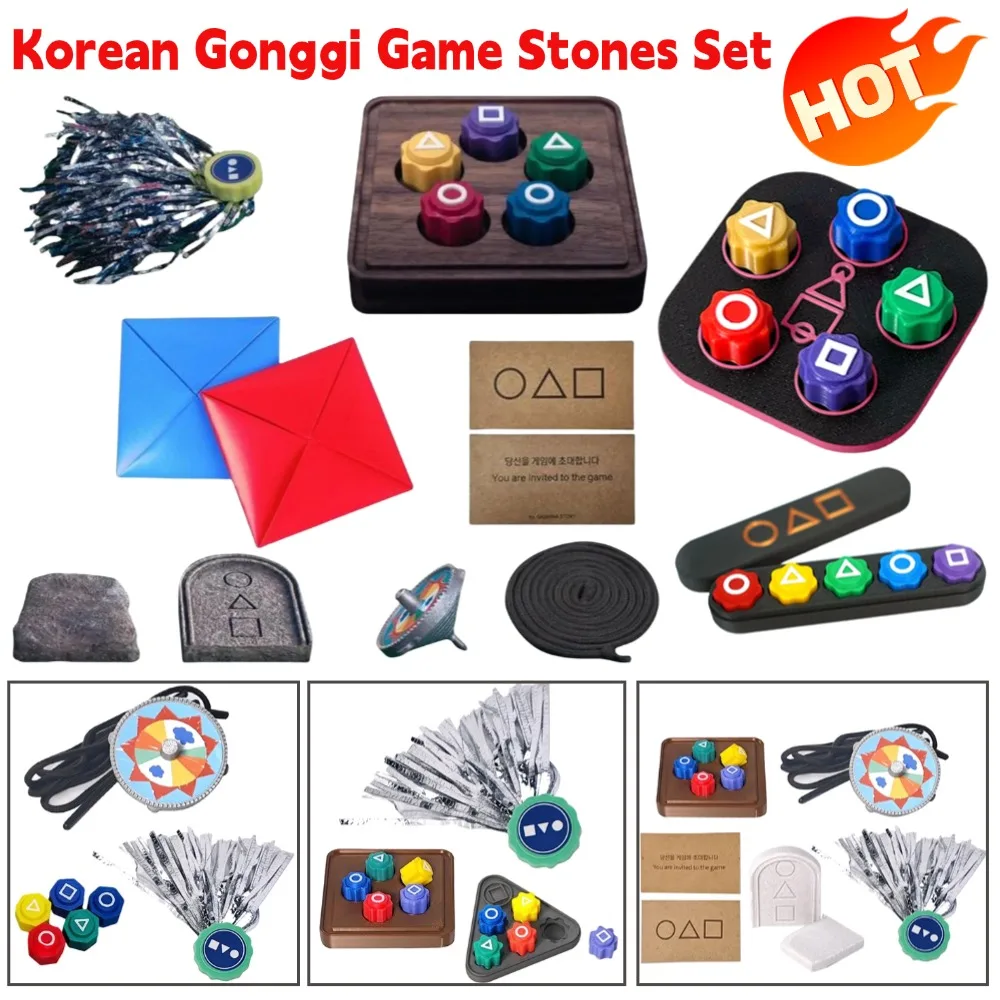 

Традиционная игра, корейский забавный набор Gonggi Jack Stone Pebbles, тренировочная игрушка для координации рук и глаз для настольной вечеринки, народные игры