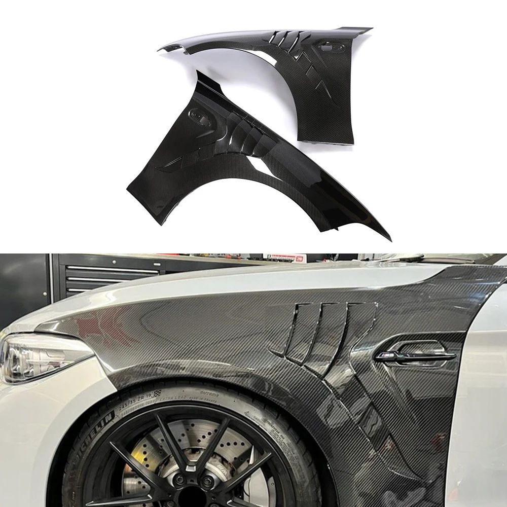 

For BMW M2 M2C F87 Genuine Carbon Fiber Front Fenders Body Kit Car Accessories Auto Parts