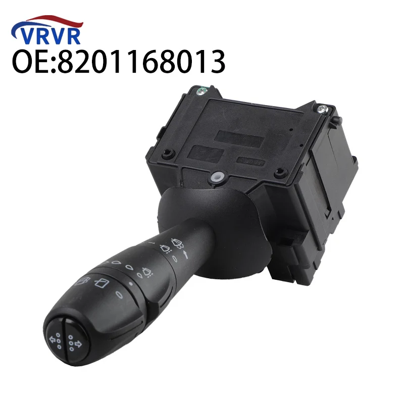 VRVR 8201168013 Car Wiper Switch Steering Column Switch For Renault Captur Clio IV Trafic III 12