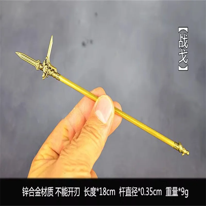 1/12 Soldier Scene Accessories Weapon Battle Spear Three Headed Spear Model Toy Fit 6'' Action Figure Body In Stock