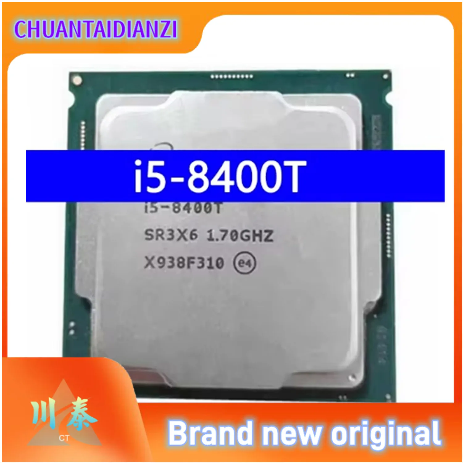 i5-8400T CPU Processors 14nm 6 Cores 6 Thread 1.7GHz 9MB 35W 8thGeneration Processors LGA1151 i5 8400T FOR Z390 Motherboard