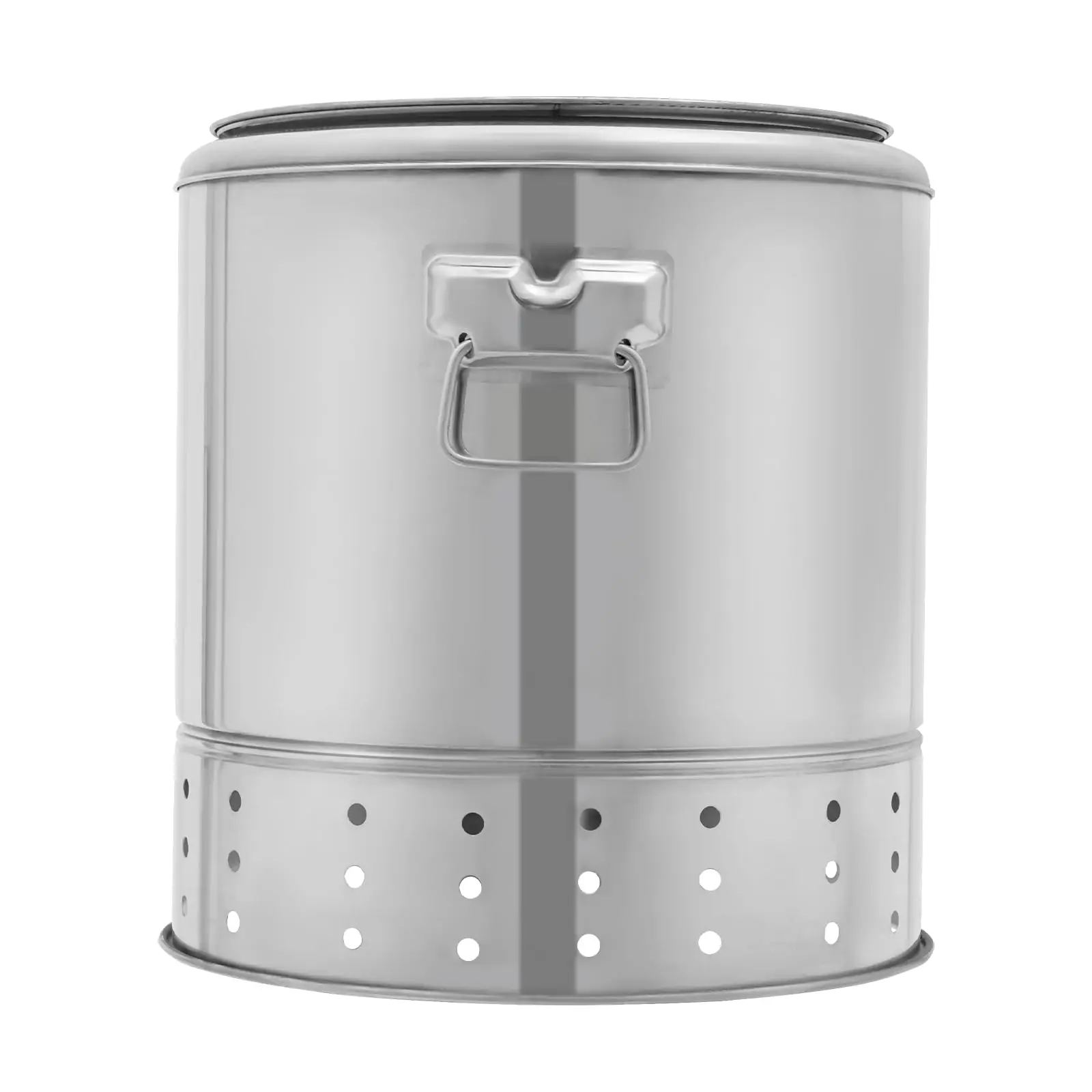 20 Skewers Bbq Barrel Smoker Grill Stainless Steel Portable Compact Bbq Charcoal Grill, Barrel Charcoal Grills with Complete Acc