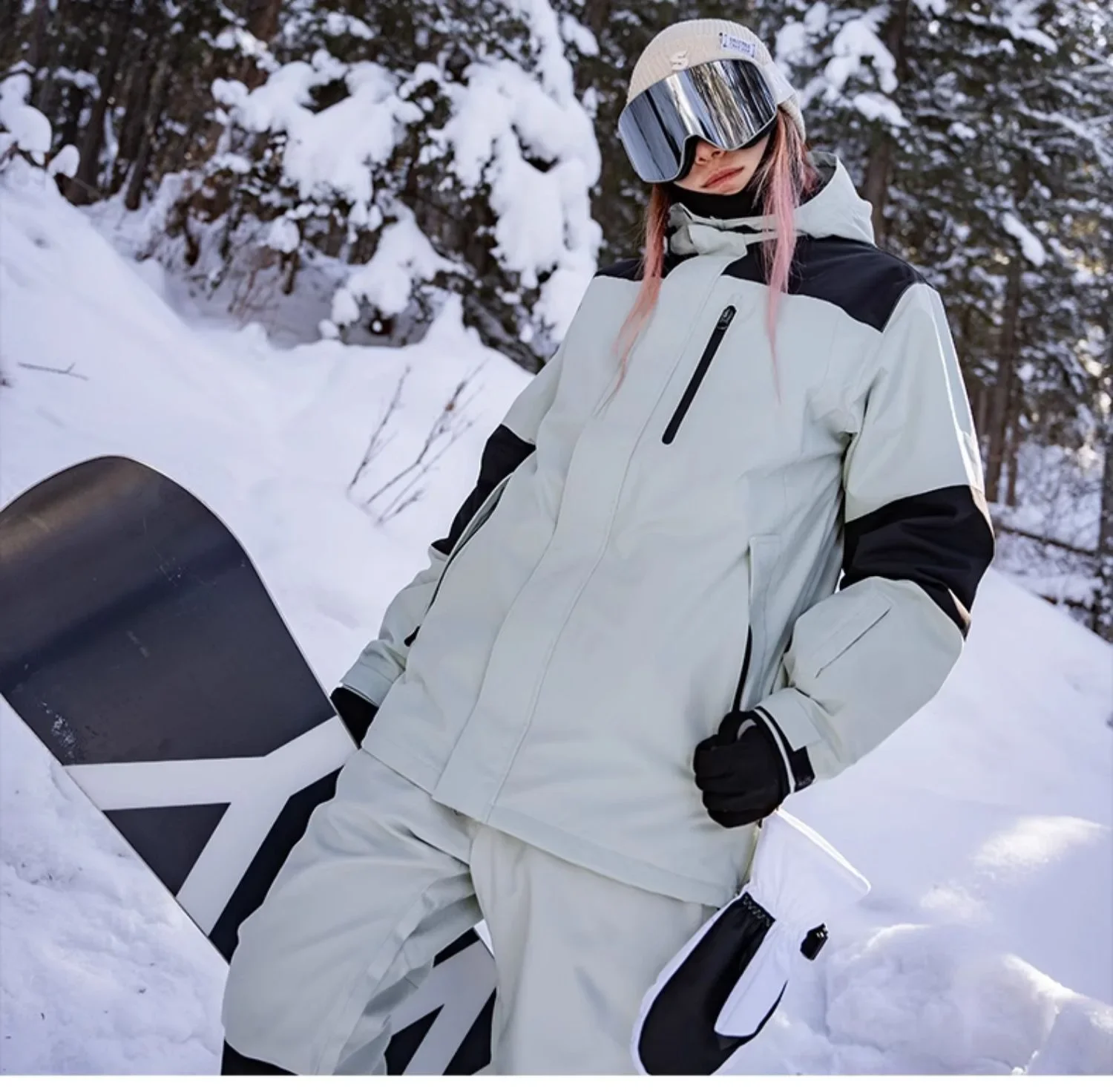 Combinaison de ski trempée personnalisée pour hommes et femmes, combinaison de neige unisexe, sports de plein air, une pièce populaire, haute qualité, sport