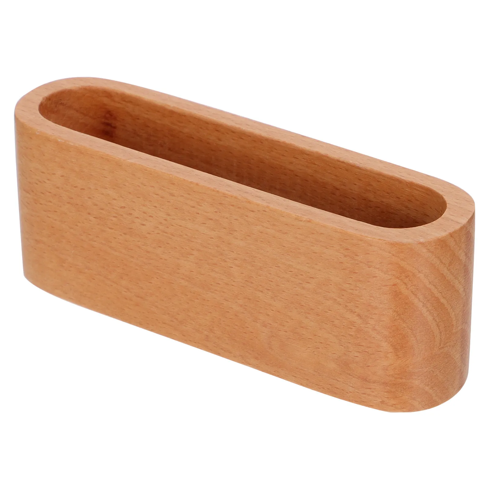 1Pcs Exquisite Solid Wood Message Box Stylish Desktop Memo Organizer for Notes Cards Photos Teacher Friend Family Gift Cards