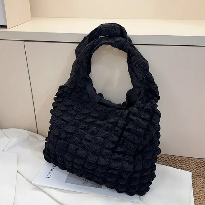 

Городская пригородная большая сумка — легкая текстурированная сумка-ведро с просторным интерфейсом, универсальная и повседневная сумка через плечо