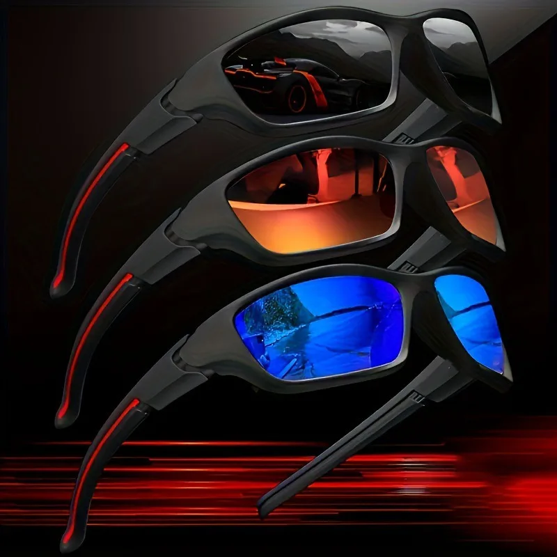 1/3PCS Advanced Cool Fantasy Surround Fashion Glasses,Men's and Women's Outdoor Sports,Cycling,Fishing,Hiking Sunglasses