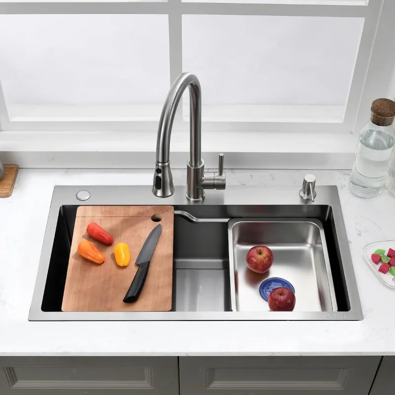 Stainless Steel Kitchen Sinks Thickened Proof Wear-resistant Kitchen Sinks High-end Home Improvement Lavelli Da Cucina ZY40SC