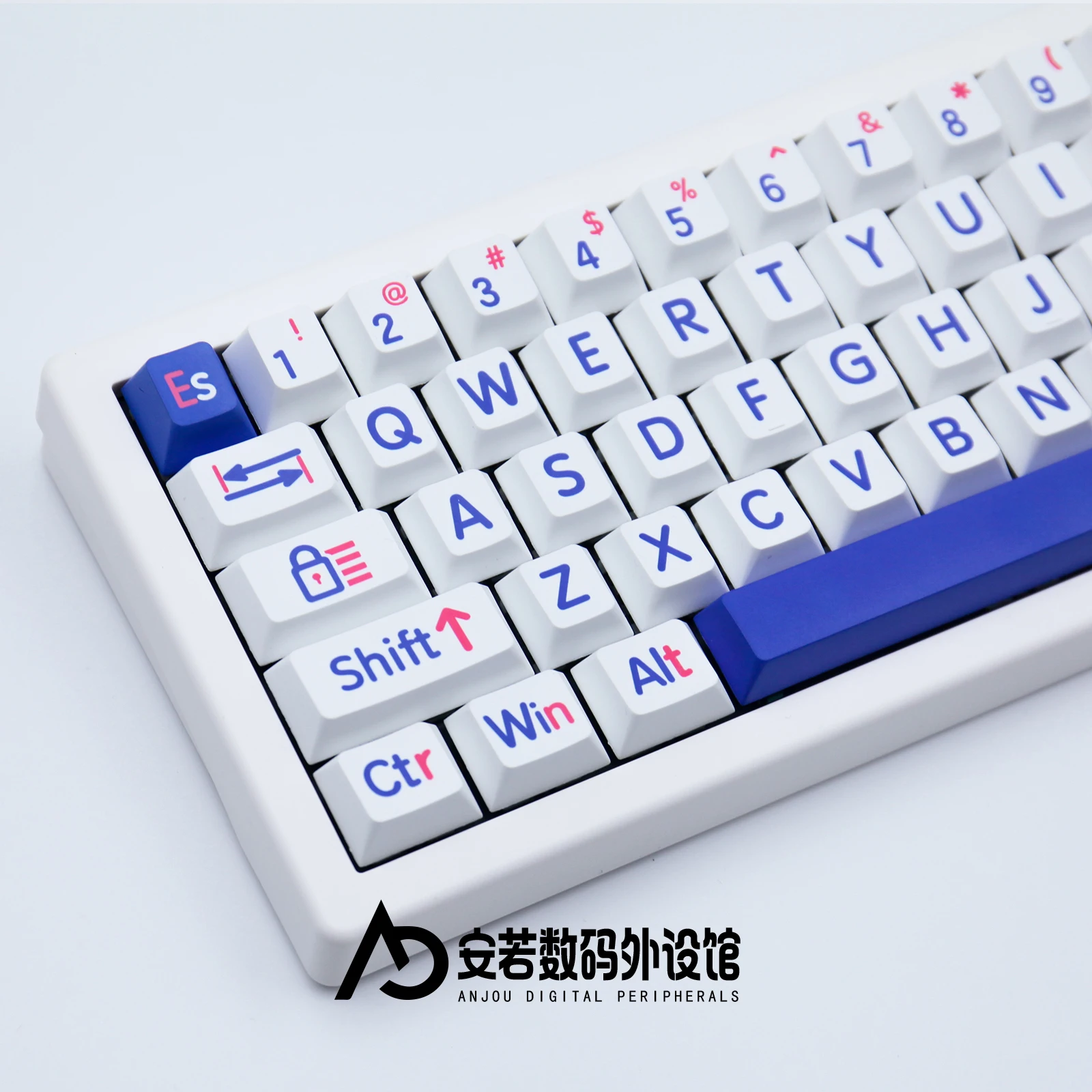 

Blue Keycap Large Series Klein BIG Key Cap Cherry Height PBT Thermal Sublimation Mechanical Keyboard Keycaps