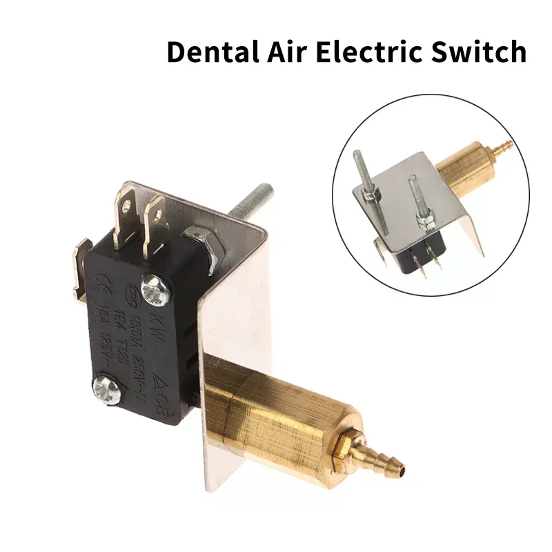 

1PCS Dental Microswitch Pneumatic Valve Air Electric Switch Ultrasonic Scaler Micro Switch Valve Dental Chair Unit Product