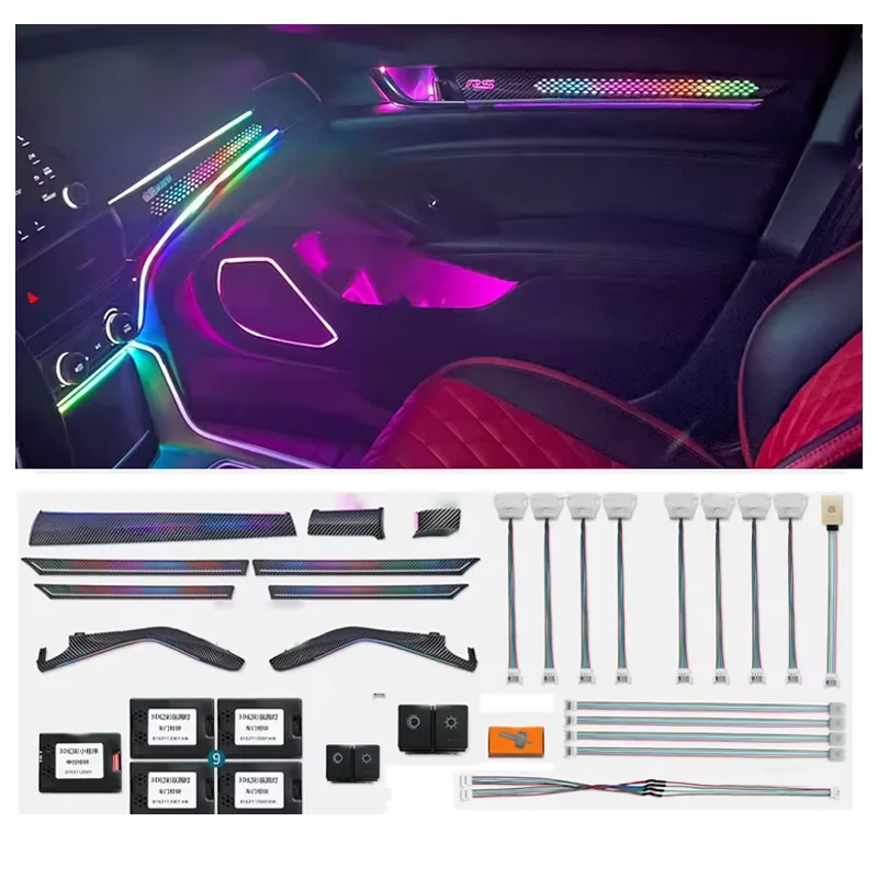 LED Strips for Car Mood Lighting Phantom Color Active Interior for 10 Special Ambient Light