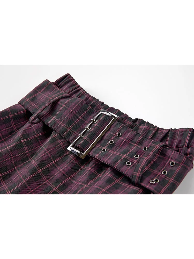 Harajuku Classical Plaid Skirts Women Korean Fashion Preppy Style Casual Vintage Low Waist Zipper A-Line Skirts 90s High Street