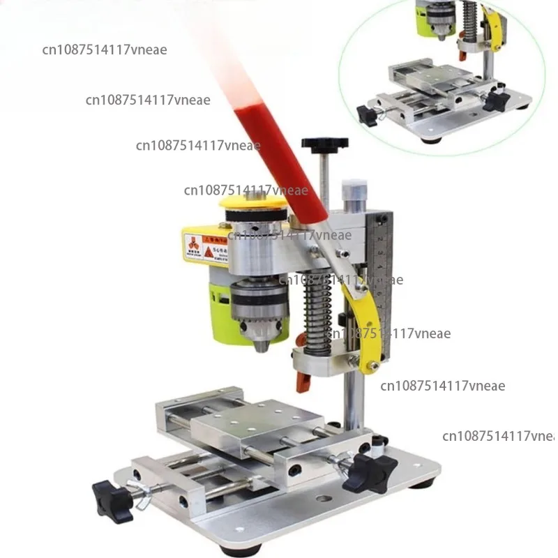 

Микро мини-настольная дрель, настольная DIY прецизионная дрель для ремонта часов мобильного телефона, настольная дрель, домашний сверлильный станок, полировальная электрическая дрель