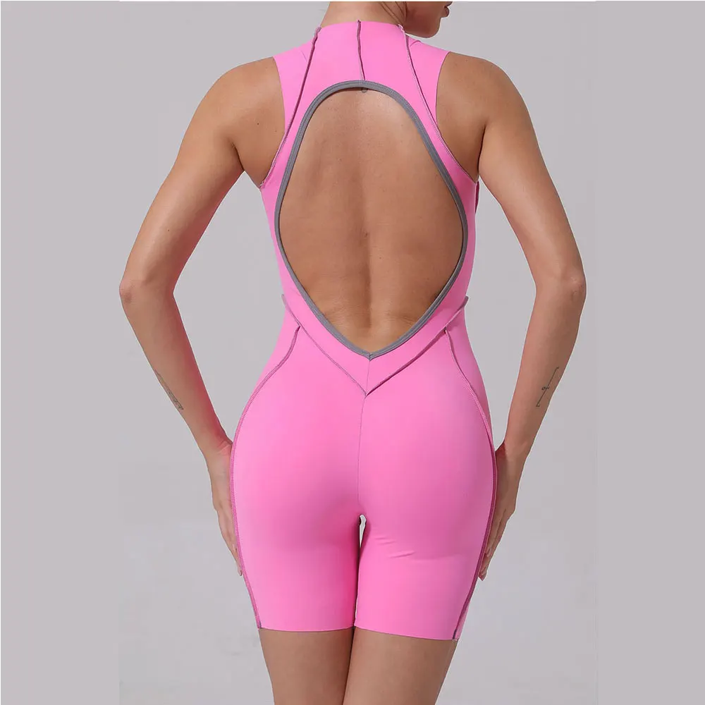 Yoga Set Women Tracksuit Fitness Rompers One Piece Strap Tummy Control Padded Sports Bra Workout JumpSuits Sportswear Bodysuits