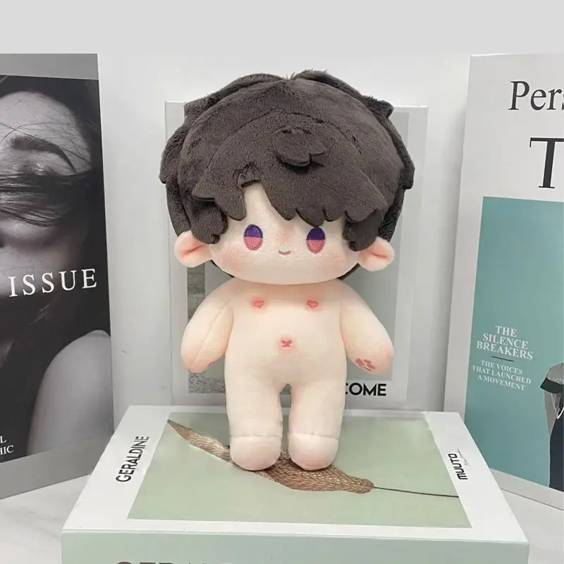Love and Deepspace  Caleb 20CM Cosplay Plush Doll Ears Body Dress Up Plushie Puppet Figure Toys Christmas Present Cotton Doll