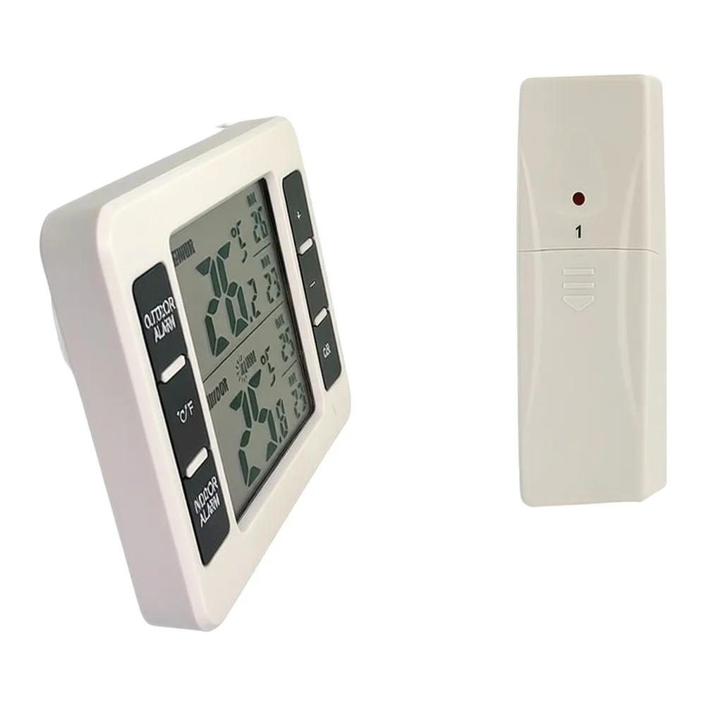 1pc Home Wireless Thermometer Indoor And Outdoor Refrigerator Cold Storage Refrigerated Truck Alarm Electronic Thermometer