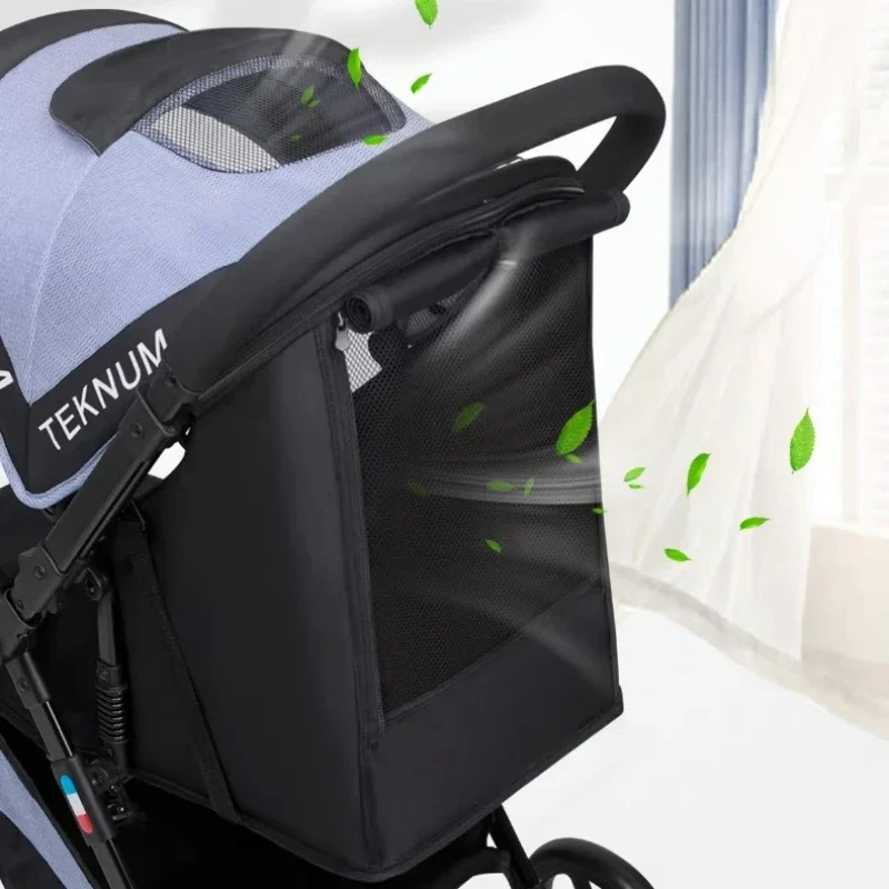 Sitting and Reclining Stroller Portable Foldable Umbrella Stroller Lightweight Baby Carriage Shock-absorbing Stroller