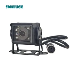SMALUCK Waterproof Backup 4PIN 12V-24V CCD Van Bus Lorry Car Rear View Camera Reversing Parking Camera IR Night Vision