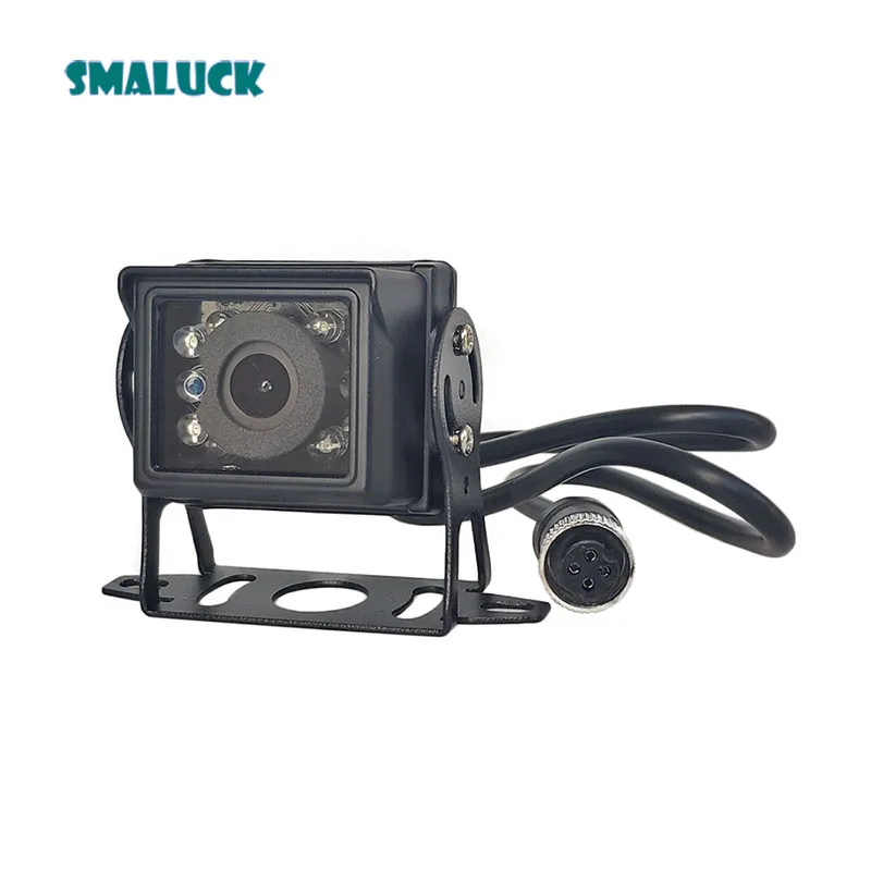 SMALUCK Waterproof Backup 4PIN 12V-24V CCD Van Bus Lorry Car Rear View Camera Reversing Parking Camera IR Night Vision