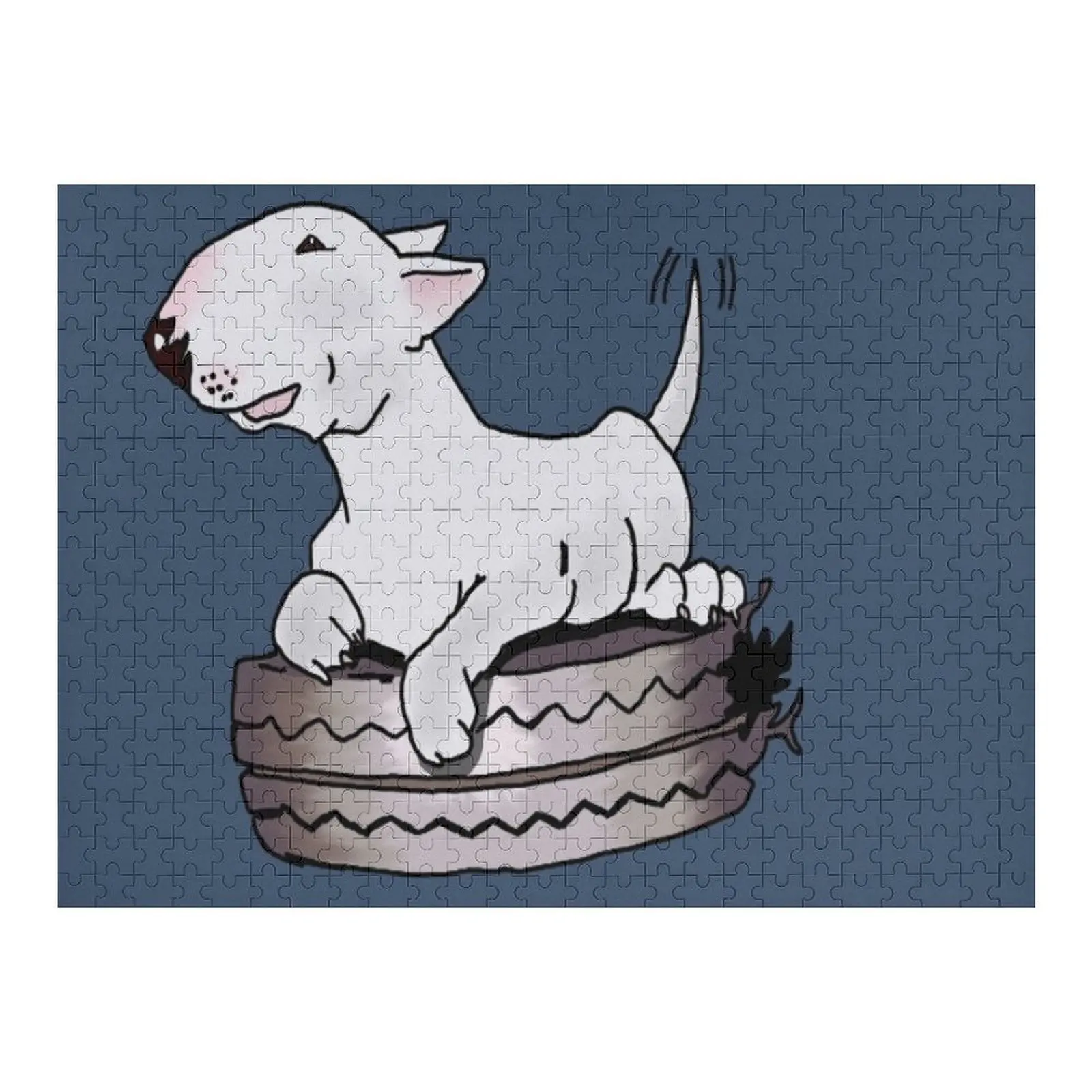 

English Bull terrier Jigsaw Puzzle Customized Kids Gift Custom Gift Customs With Photo Custom Name Child Toy Puzzle