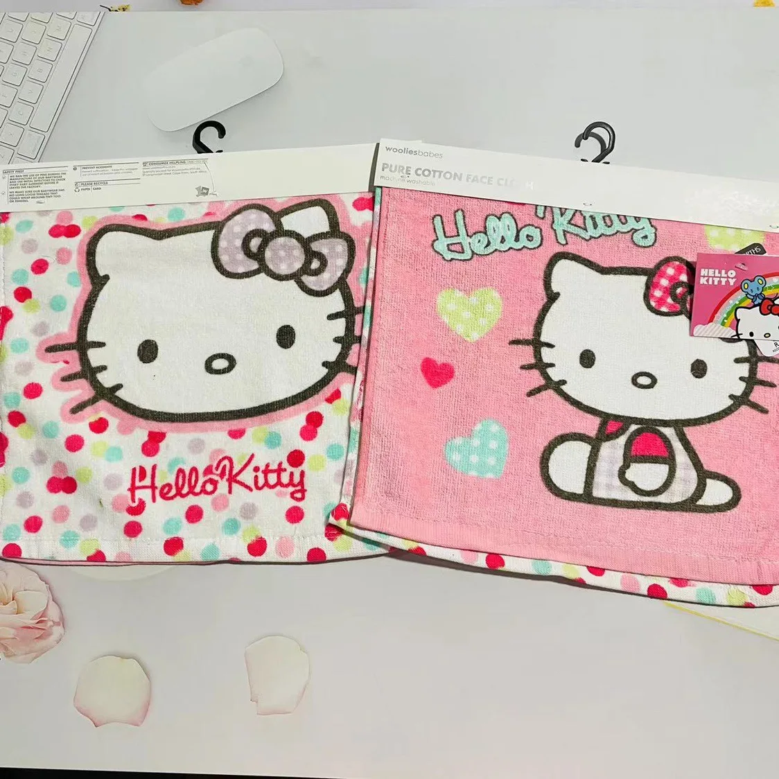 Miniso 30*30 センチメートル漫画パターン男の子と女の子のための家庭用洗濯タオル純綿ハンドワイプ