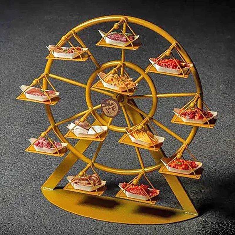 

Ferris wheel barbecue grill personality sushi hotel hot pot specialty plate restaurant dim sum rack dinner plate