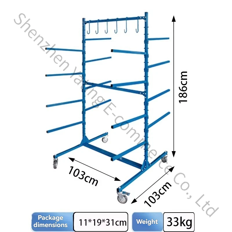 New Car Bumper Spray Paint Bracket Dent Repair Sheet Metal Special Rack Door Machine Cover Multi-functional Display Rack