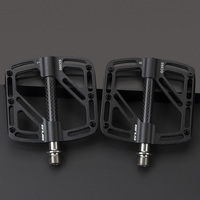 GUB Aluminum Alloy Bicycle Pedal Ultralight Road MTB Pedals with Carbon Fiber Tube Durable Dustproof Bicycle Accessories 227g