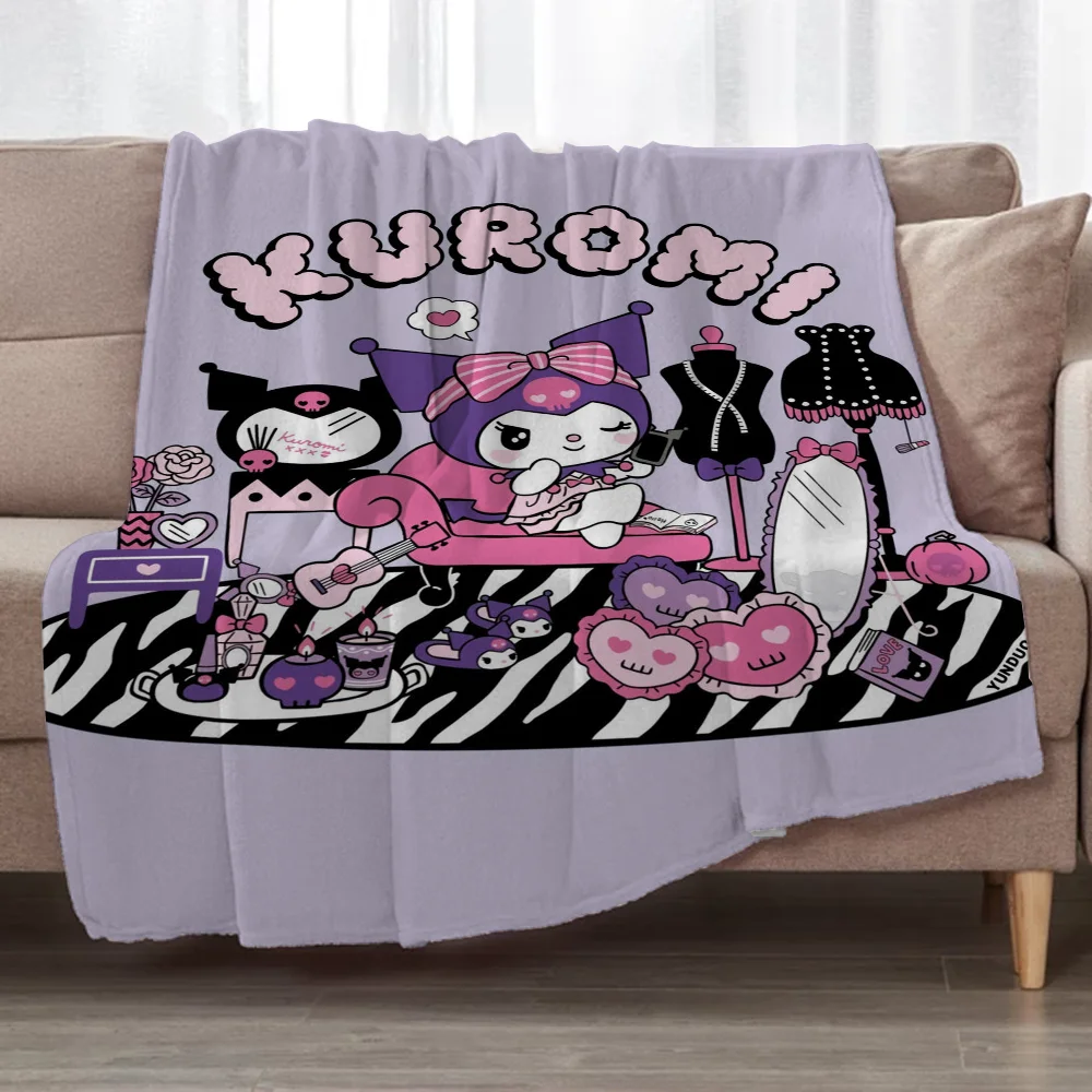 KuromiS Übergroße Decke für Sofa, Winter, Bettdecken für dekoratives Sofa, dünne Wattedecke,