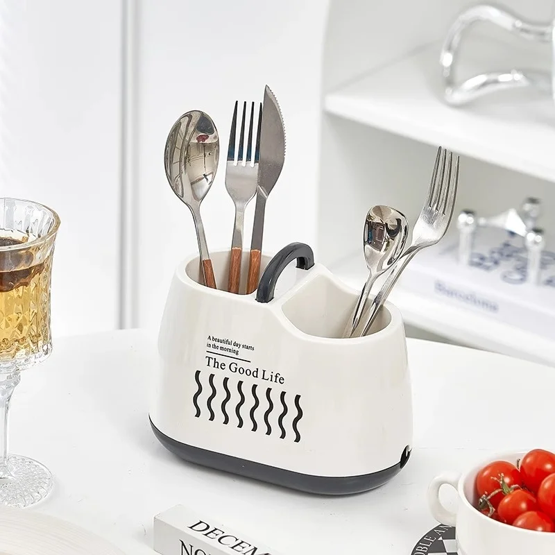 Simple Kitchen Fork Spoon Chopsticks Holder Storage Box Organizer Rack for Dining Utensils
