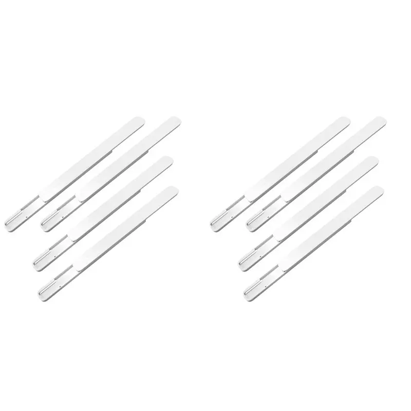 ABWR-8 Pcs Adhesive Sliders For Cabinets Pull Out Drawer Organizer Accessories Basket Office Glide Cabinet Tracks Adhesive