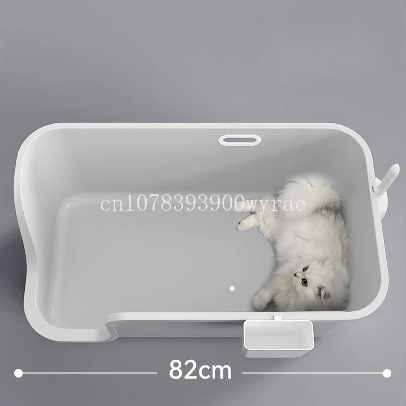 Big Openness Sandbox Leak Proof Toilet Cat Bedpans Training Bathroom Convenient Katzen Toilette Sand Box