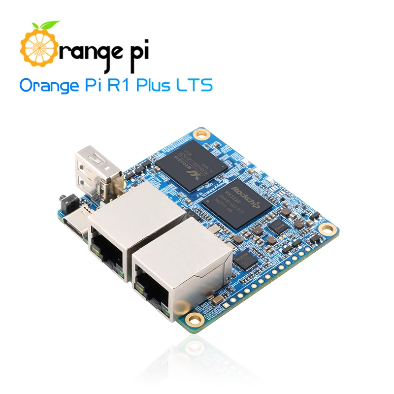 Orange Pi R1 Plus LTS 1 ГБ ОЗУ, использует Rockchip RK3328, компьютер с открытым исходным кодом, работает на ОС Android 9/Ubuntu/Debian/OpenWRT