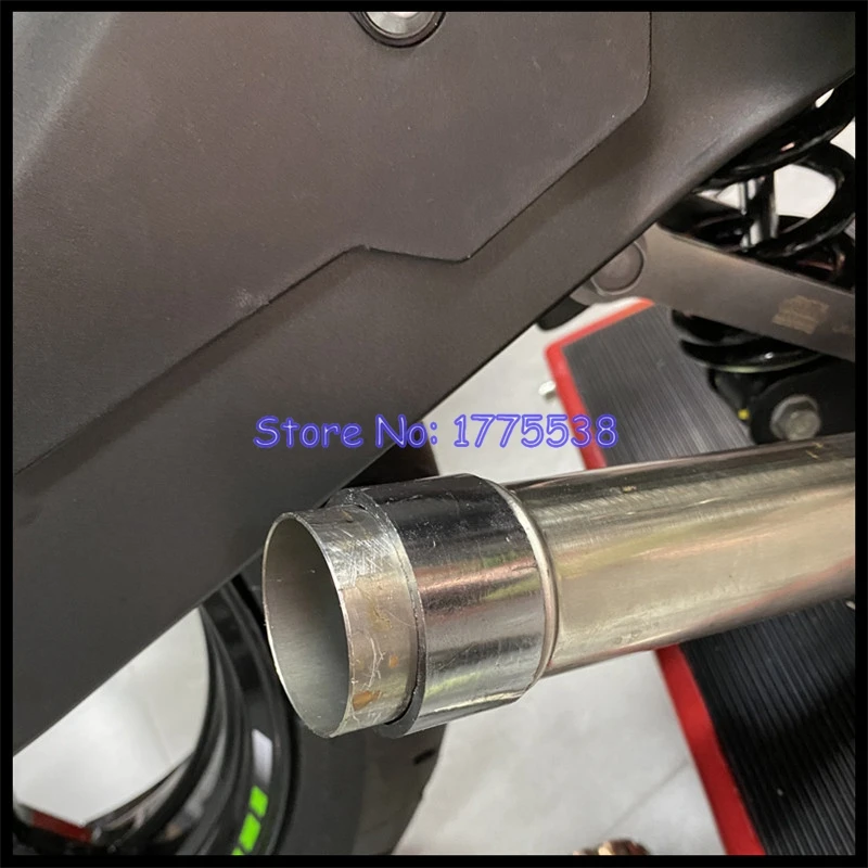 Universal ID:22 29 30 32 35 38 43 45 50 51 55mm Motorcycle Exhaust Muffler Link Pipe Gasket Seal Ring for Ninja400 MT07 R25 Etc.