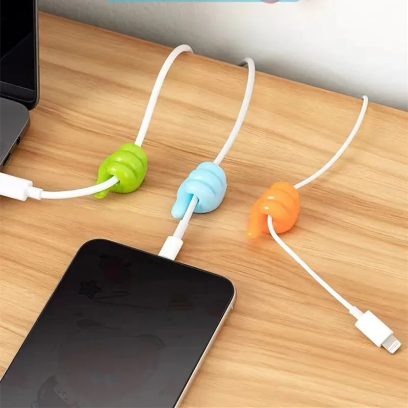 Силиконовый органайзер для USB-кабеля, крючки для намотки, зажимы для управления проводами, держатель кабеля для мыши, наушников, автомобильные настенные крючки, вешалка