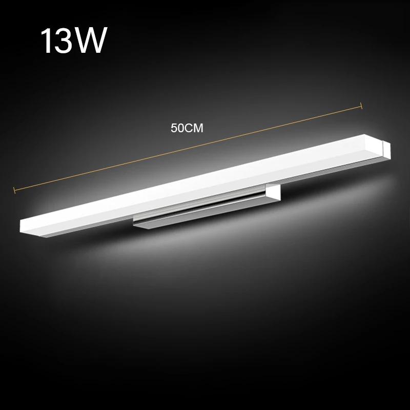 BANMENG Moderne Einfachheit, Mode, LED-Wandleuchte, Spiegel, feuchtigkeitsbeständig, beschlagfrei, Beleuchtungskörper, Innenbadezimmer, Schlafzimmer, Acryl-Wandlampen 7