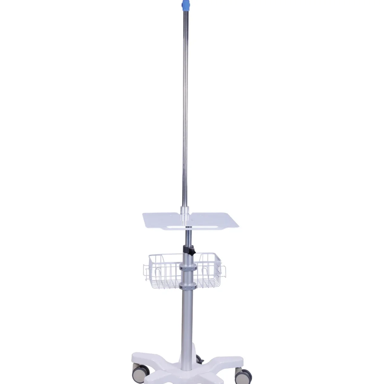 

Customizable Hospital instrument Medical Trolley Cart in White Colour and Castor Wheels with Brakes