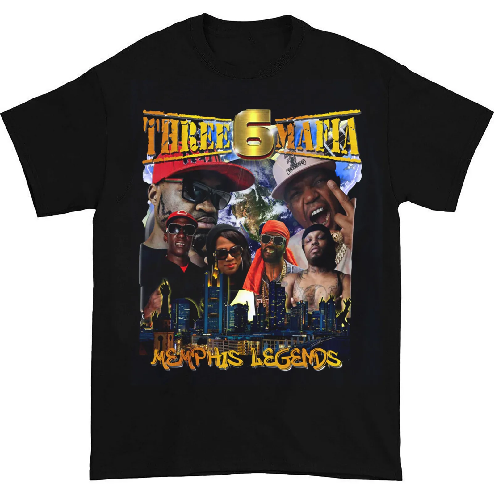  Three 6 Mafia Band Gift For Fan S to 5XL T-shirt GC2010