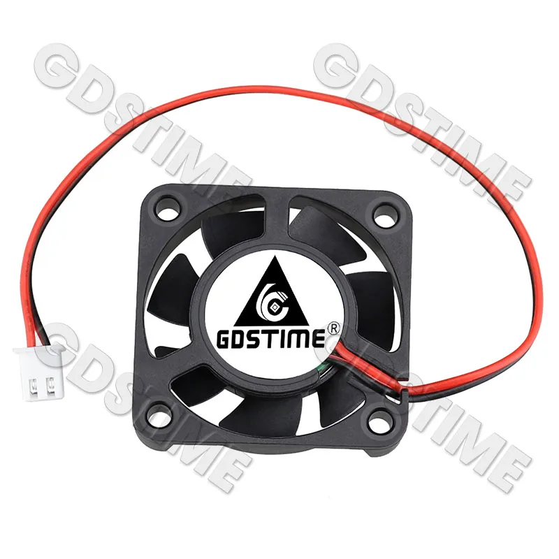 Gdstime 40 мм вентилятор DC 5V 12V 24V 40MM*10MM бесщеточный вентилятор охлаждения 4CM двойной мяч мини-вентилятор 4010 вентилятор для 3D принтера