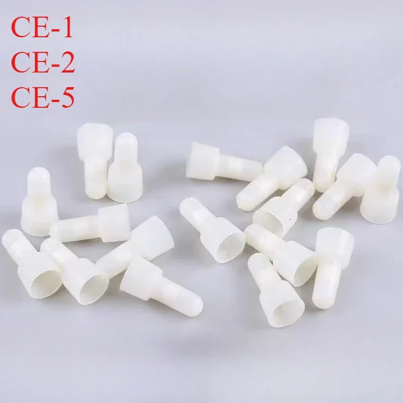 50pcs Closed End Crimp Caps Electrical Wire Cable Terminals Connectors Set AWG 12-10 16-14 22-16 / CE-1X CE-2X CE-5X