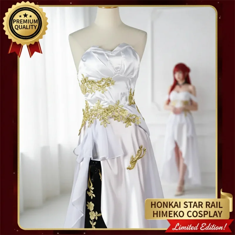 

☎UWAWA Five Nights Marionette Cosplay Costume for Women Dress Pantyhose Roleplay Outfits Halloween Carnival Suit☎