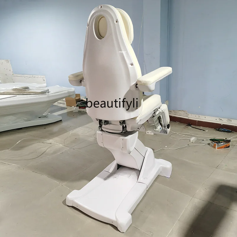 High-End Electric Beauty Bed Beauty Salon Split Leg Type Medical Beauty Injection Bed Massage Couch Medical Bed Rotatable