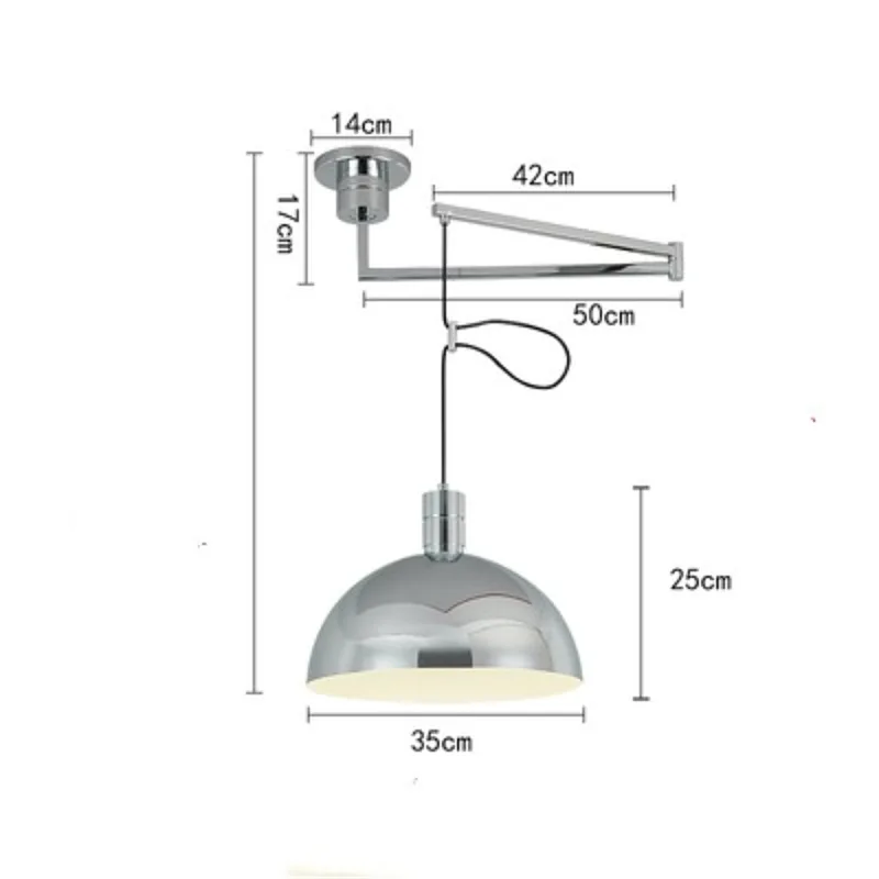 Restaurant chandelier Modern minimalist Internet celebrity minimalist designer light luxury rocker light
