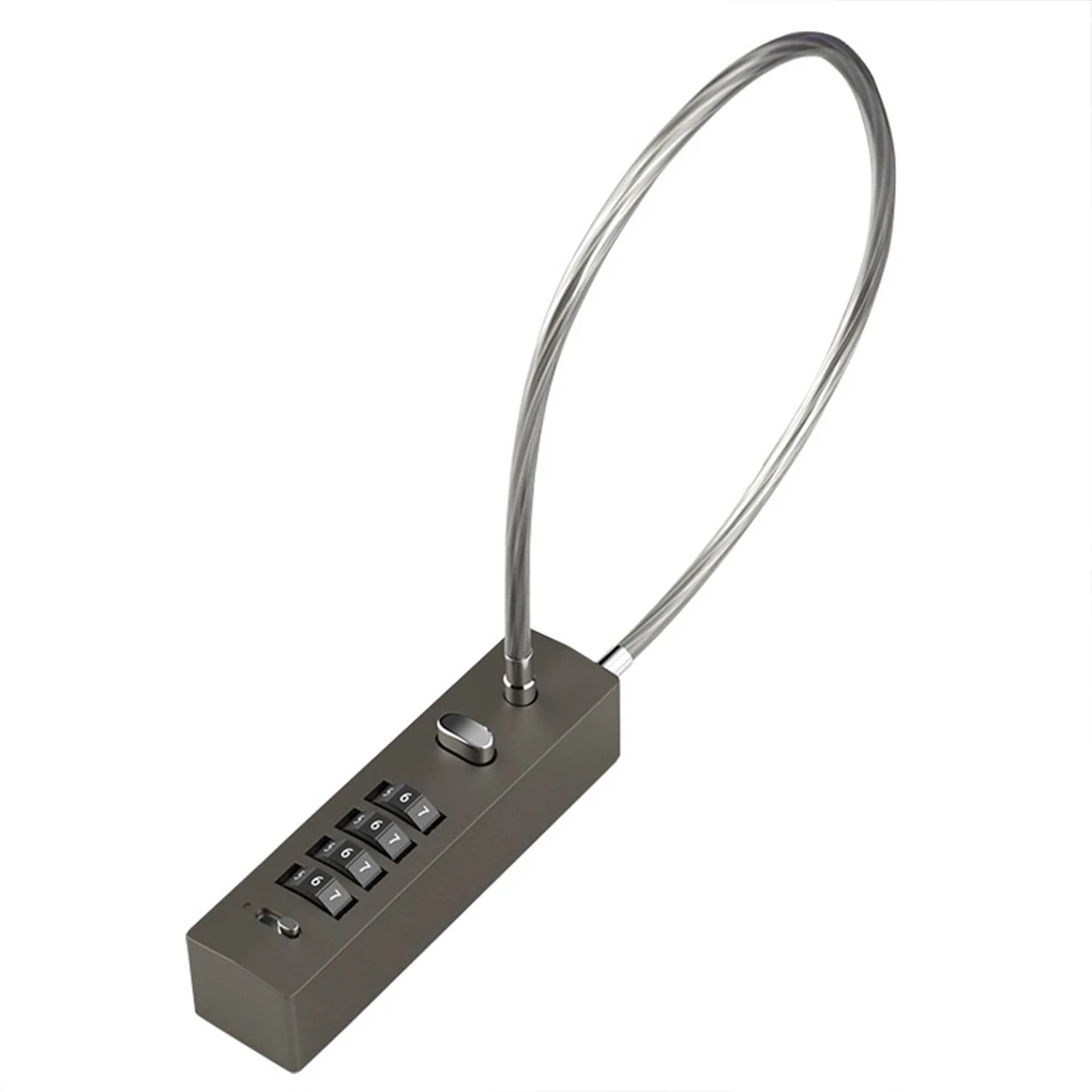 

Easy To Install Anti-Theft Padlock Adjustable And Innovative Anti-cutting And Anti-prying Cable Lock BALCK Steel cab24+60+120cm