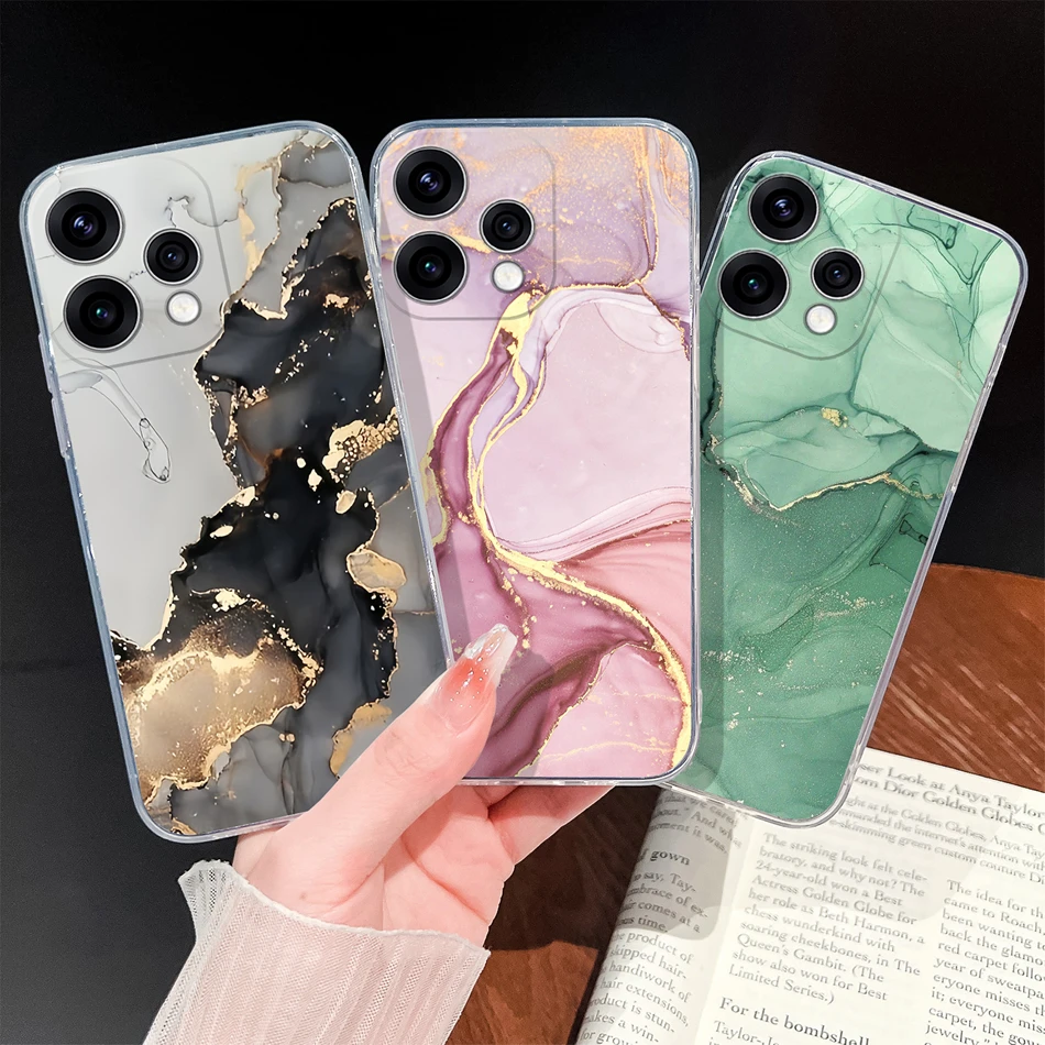 Coque de téléphone en TPU souple transparente à dégradé de couleur pour Oppo Reno 15 Pro 15F 15C, coque de téléphone en silicone pour Oppo Reno15 F, légère, Funda