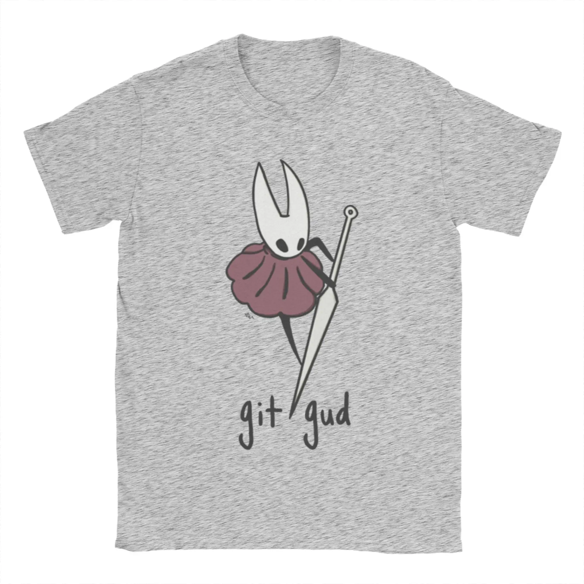 مجنون الدبور Git Gud تي شيرت للرجال الياقة المستديرة القطن تي شيرت الجوف فارس قصيرة الأكمام تيز هدية فكرة الملابس