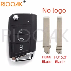 1pc 3 Buttons MQB Remote Key Shell Cover For Golf 5 7 Sportsvan GTI MK7 For Skoda Octavia A7 For Seat HU66/HU162T Blade