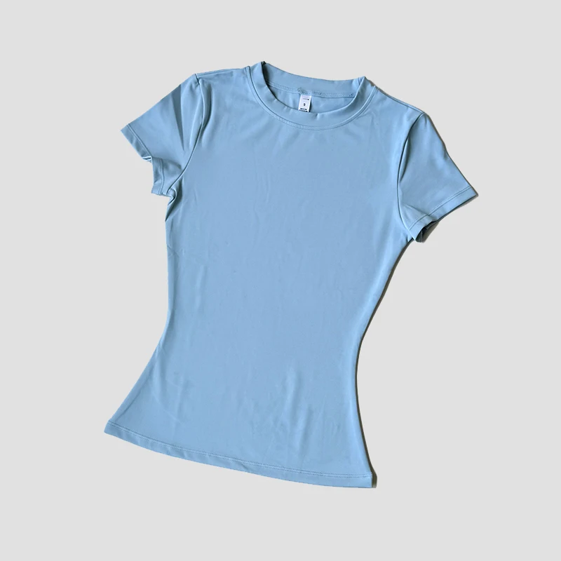 WAREBALL Sporttops Sneldrogend damestanktop Fitness Running Yoga Korte mouw Elastisch ademend yoga-T-shirt voor dames