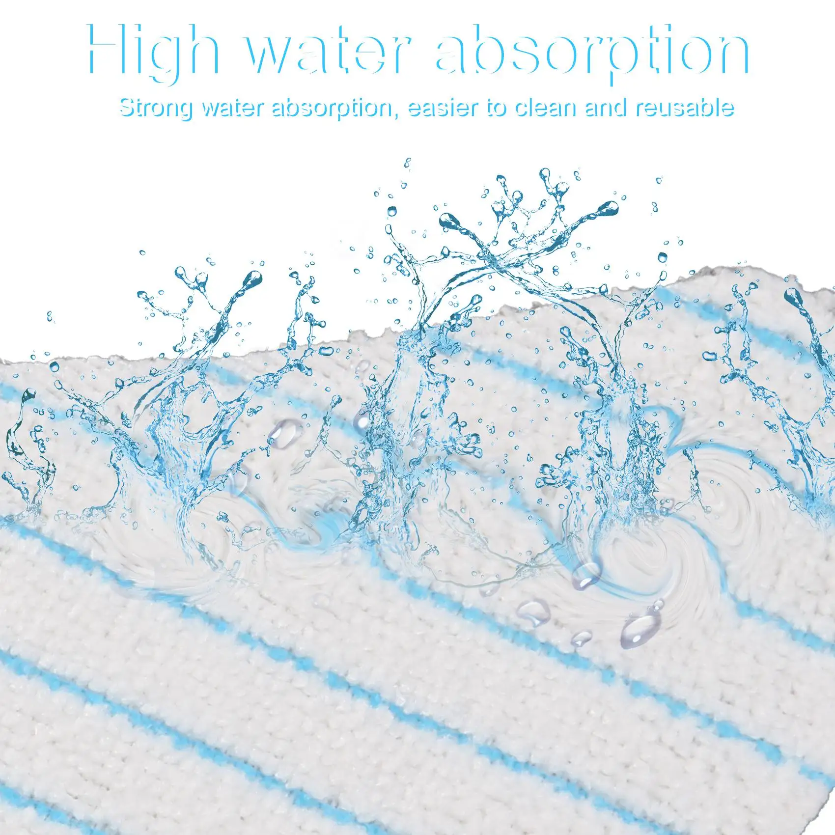 Tampons de nettoyage pour aspirateur Ecovacs Deebot OZMO T8 AIVI T8 Max T9 Power/Max, 50 pièces